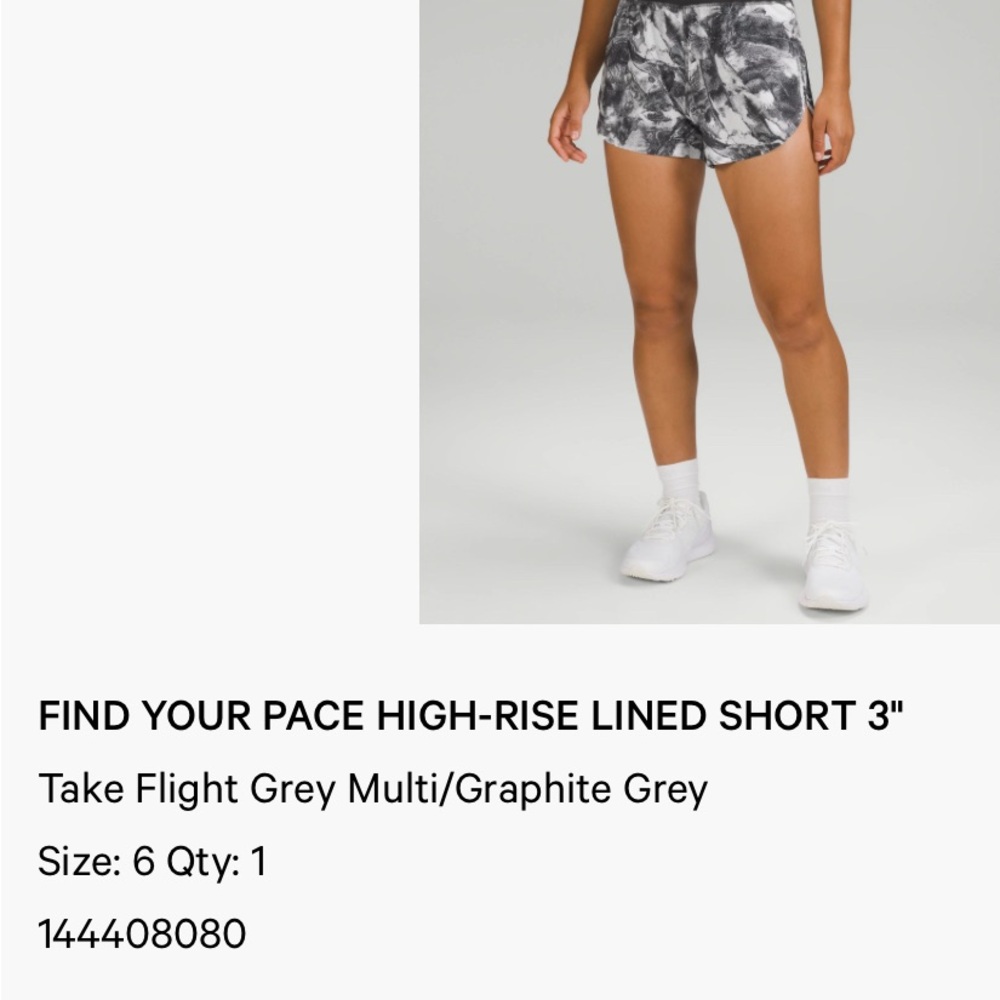 FIND YOUR PACE HIGH-RISE LINED SHORT 3" lululemon